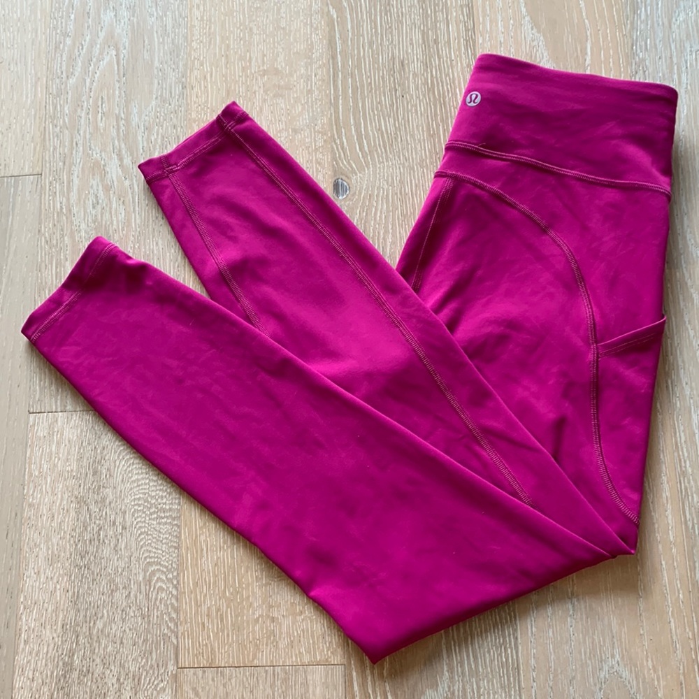 lululemon athletica Magenta High-Rise Performance Leggings